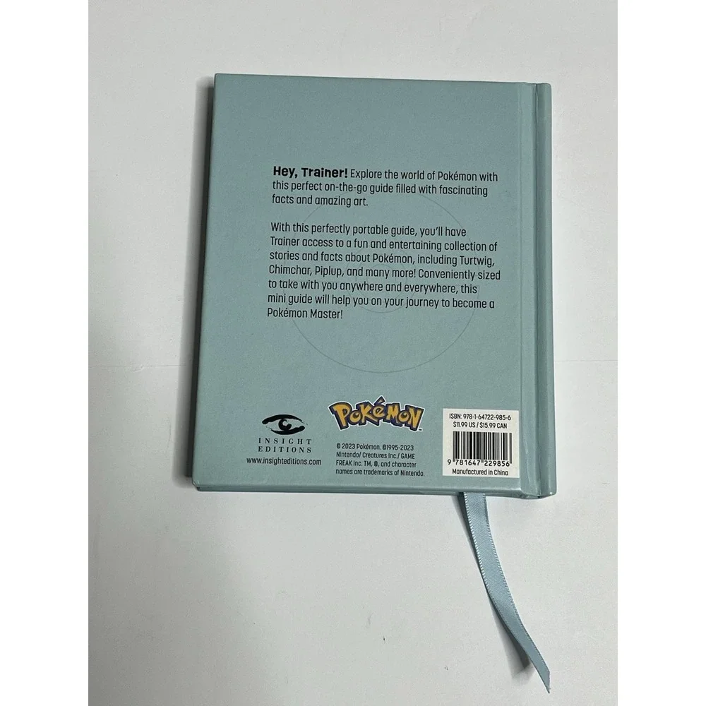 Pokémon: Trainer's Mini Exploration Guide To Sinnoh Hardcover Book